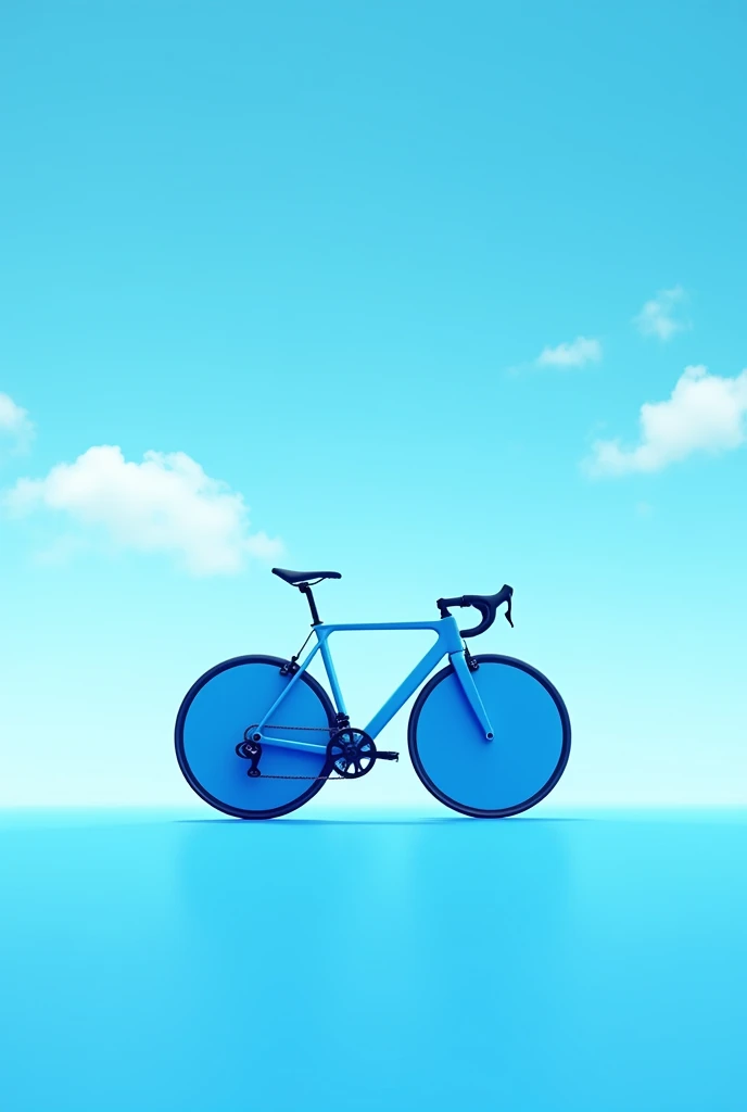 Create a sky-blue image that reflects your love for bikes