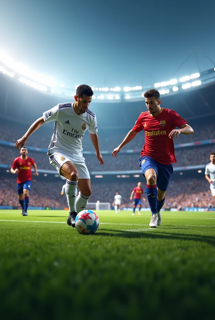 Real Madrid vs Barcelona football match