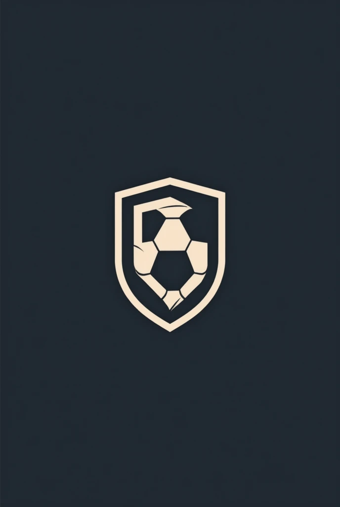 minimalist yet striking football league logo