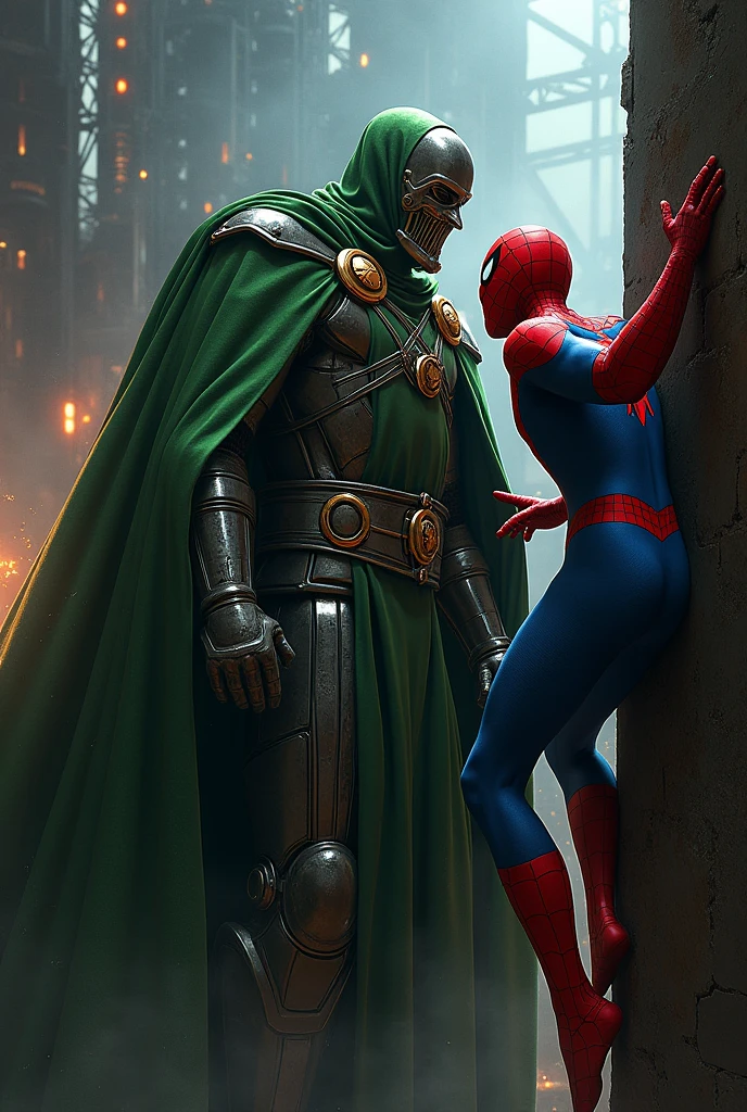 Doctor victor von doom meets spider-man