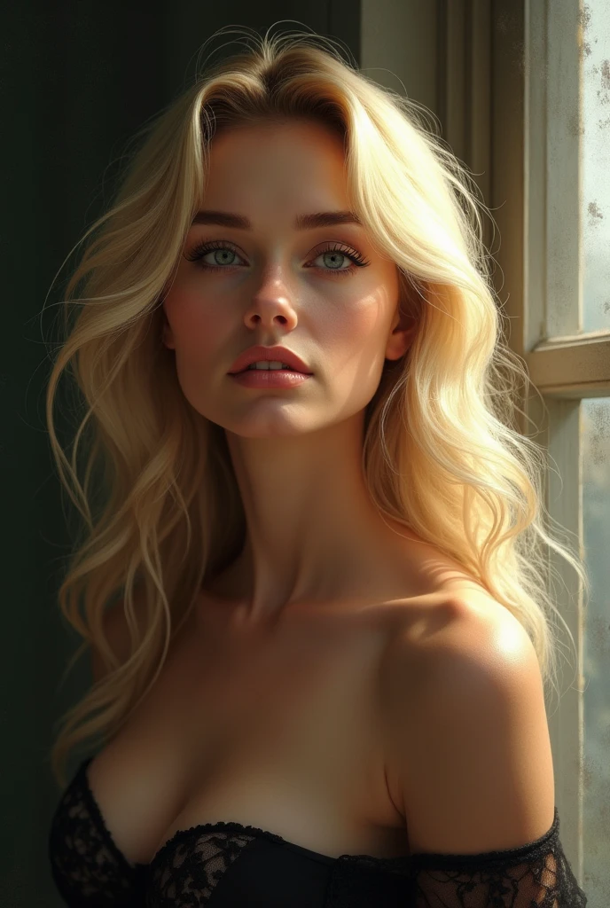 Sexy lady blonde