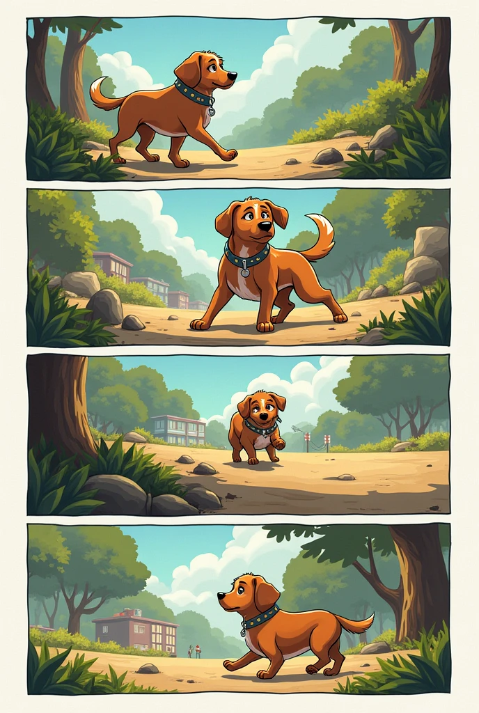 I need a comic about a dog, more than 3 pages long