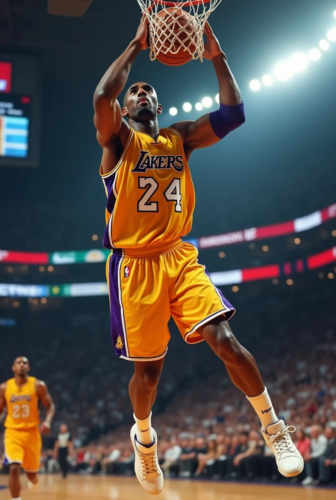 Image of Kobe Bryant throwing
