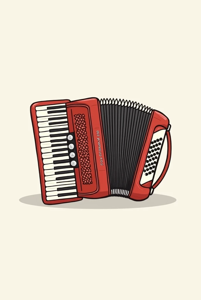 Colombian button accordion easy to draw 