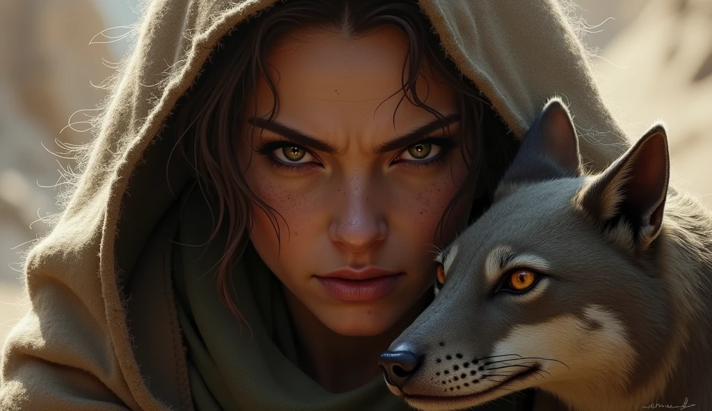 knife the character from the game star wars ailtlaws her face and her pet nix