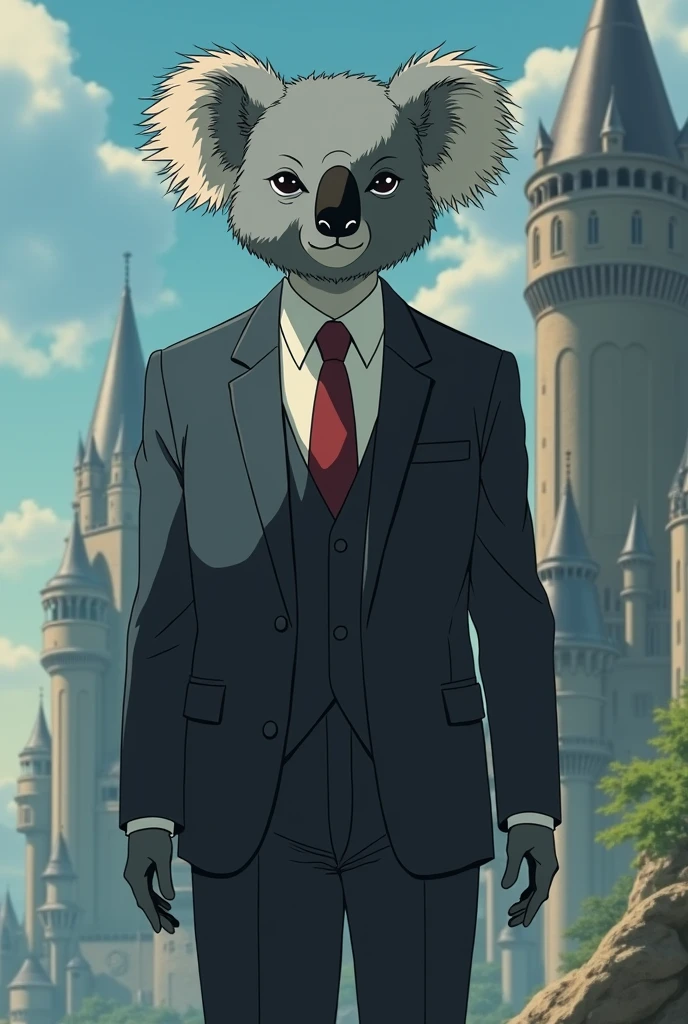 Laputa: Castle in the Sky,koala mask,In a strict suit, His suit, Wearing a suits!, ビジネスWearing a suitいる, Wearing a suit, Wear a business suit, Wearing a suit, Suit and tie, Dressed in a strict suit, chief executive officer（CEO）, ピンストライプのWearing a suit, ビジネスWearing a suit, profile image