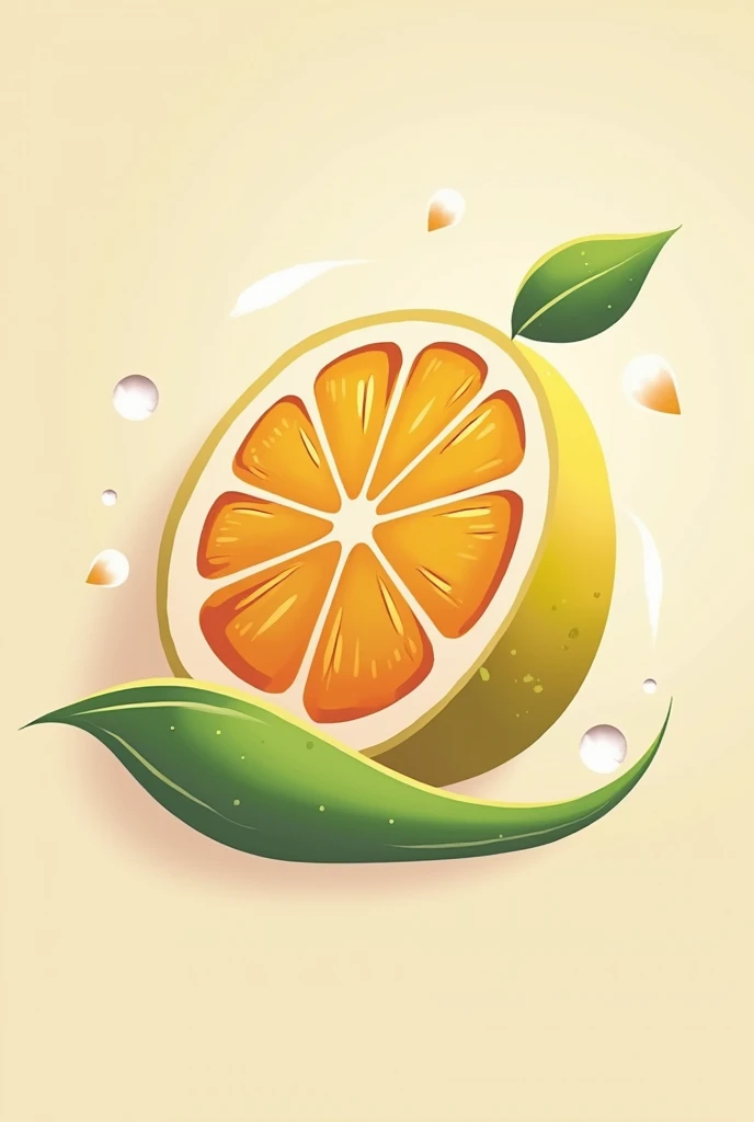 generates a photo of the logo of a company that produces hygiene products with natural and fruit residues, and it needs to be atractive to the public