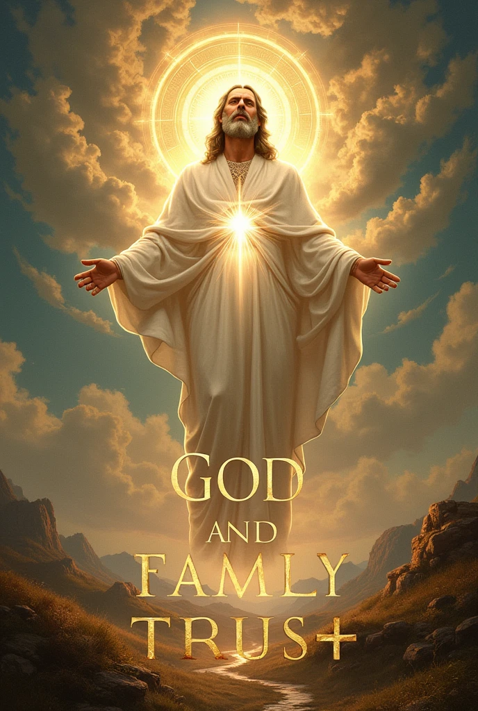 write the following sentence on the image: "God and family first"