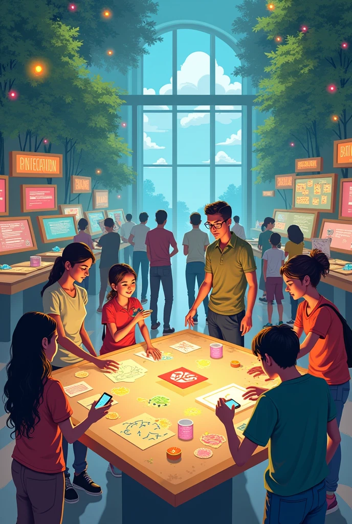 Interactivity: Active participation through activities.