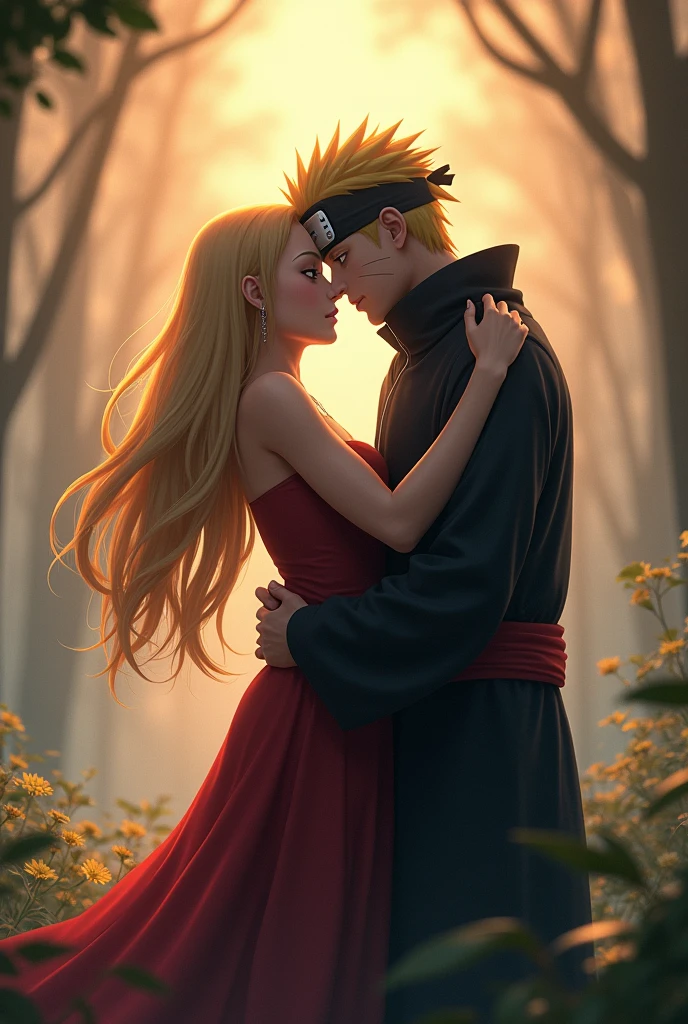 Deidara ( naruto anime character ) together with Itachi (naruto anime character ) the two as boyfriends.
