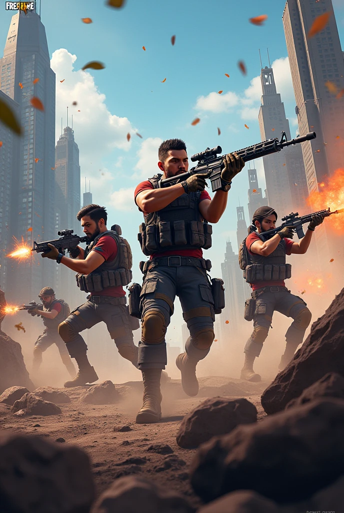 Create a free fire image.