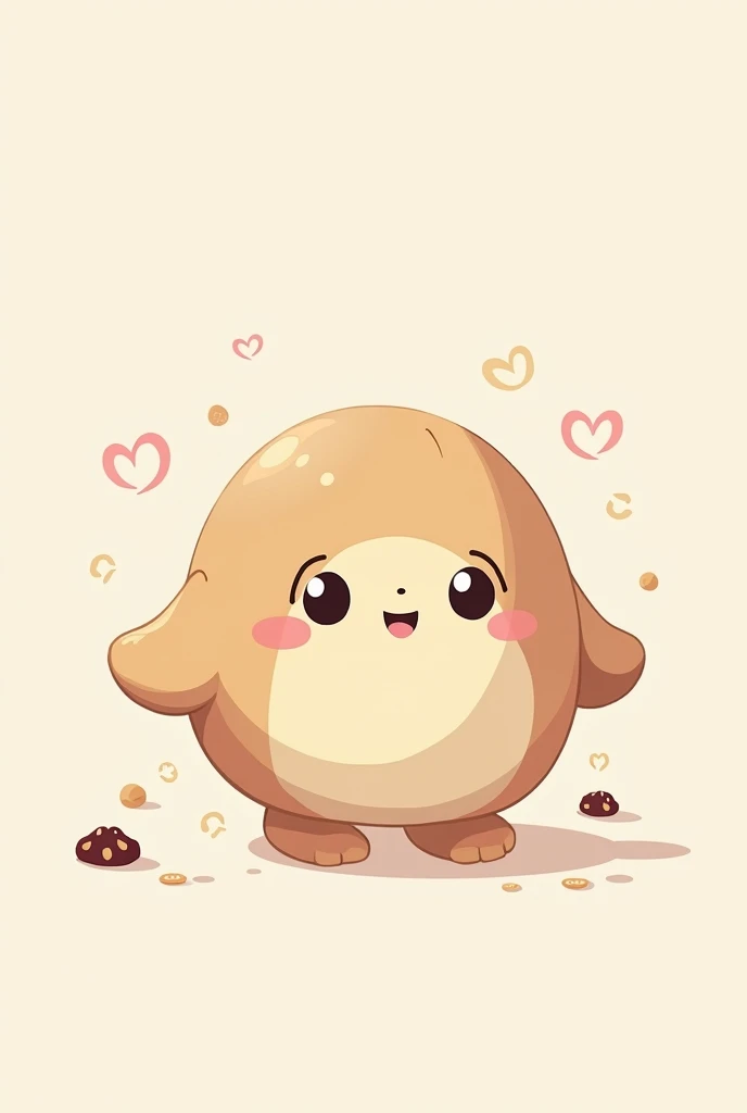 Fakemon as a mascot for a real bakery and confectionery 10 in minimalist style 