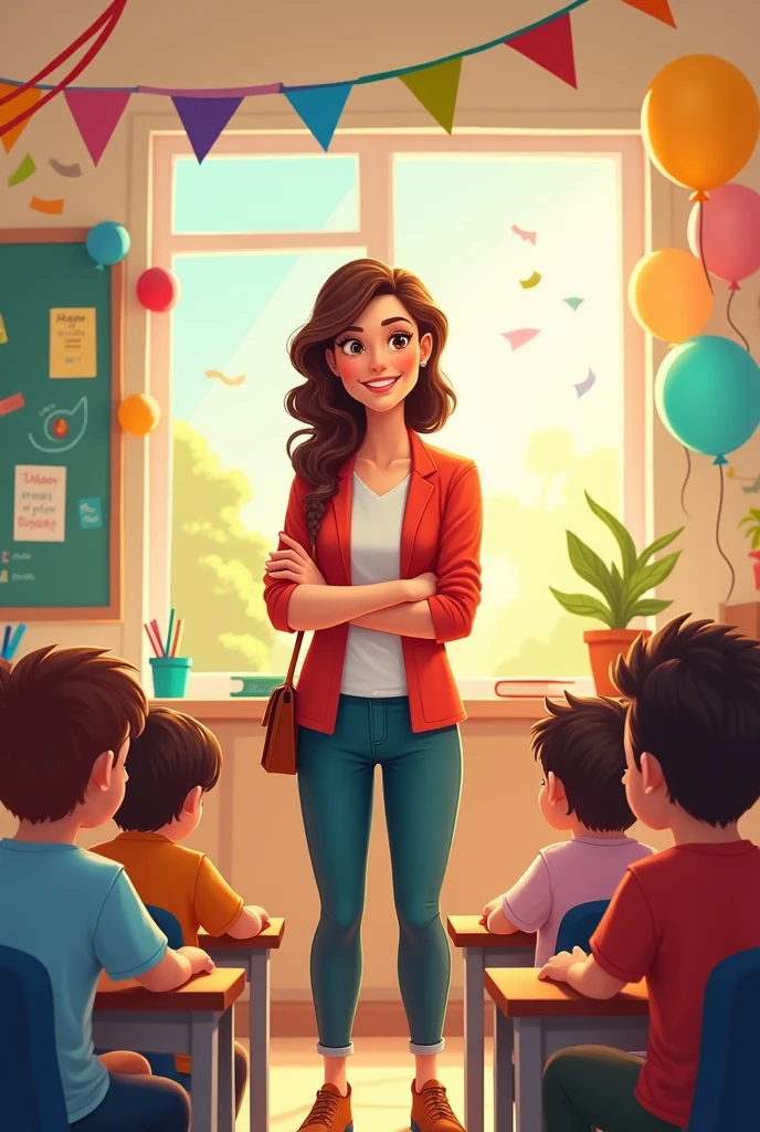 A poster,It says "happy teacher's day"
