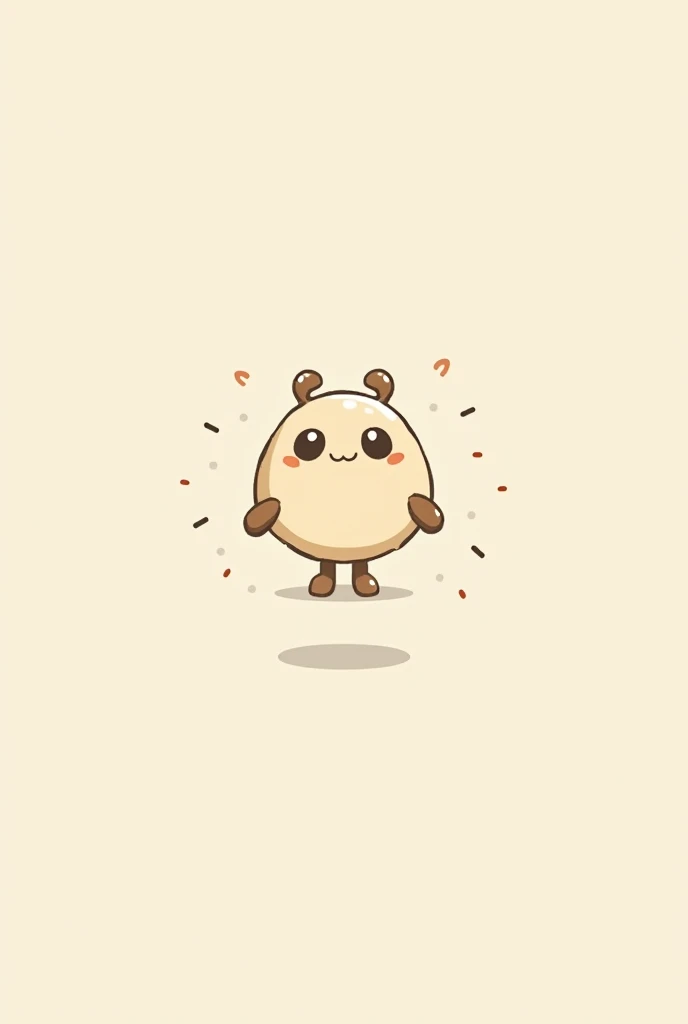 Fakemon as a mascot for a real bakery and confectionery 10 in minimalist style