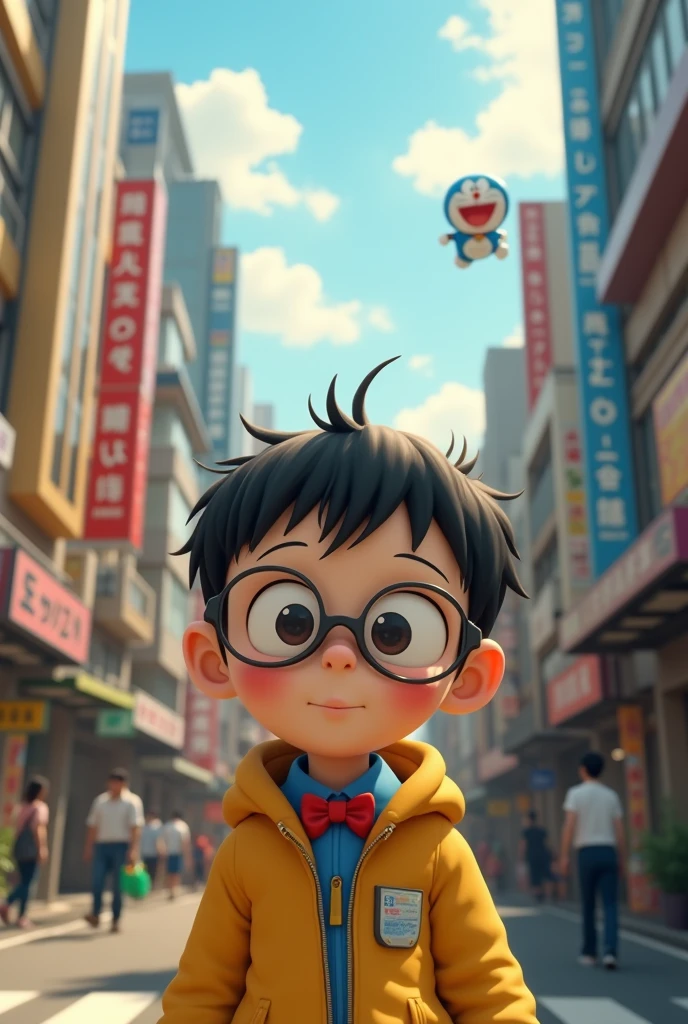 hình ảnh thực tế, bộ phim doraemon, nhân vật nobi nobita