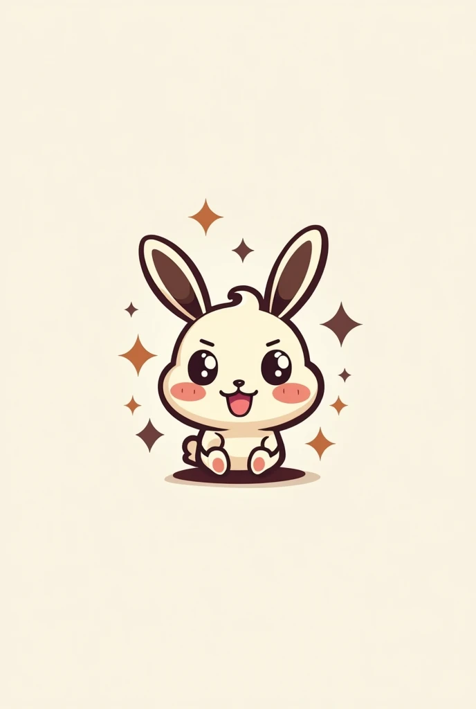 A logo that contains Bobo from Tsuki's Odyssey , for a mousse startup