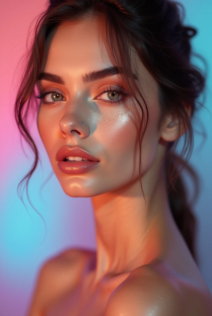 Instagram profile photo for a makeup store