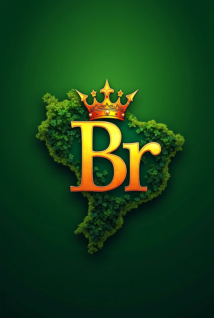 A logo with the phrase "★ 𝕭𝖗 ♛" and a crown with the colors of the Brazilian flag, showing the map of Brazil on the green background and custom letters centered and the crown on top of the letter "R". Portray the game "So that.this" No fundo. Use this letter's font " 𝕭𝖗".
Enhance the last photo by placing a star around it. "br". Represent a representative dragon.