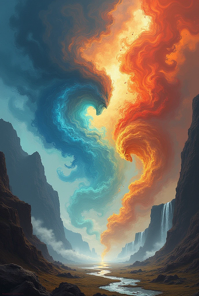land, water, wind is fire together 



