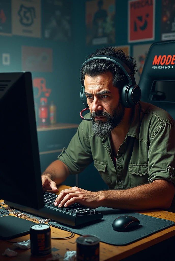 a tipical peruabianm ugly men playing dota 2 and convoking others perubians 