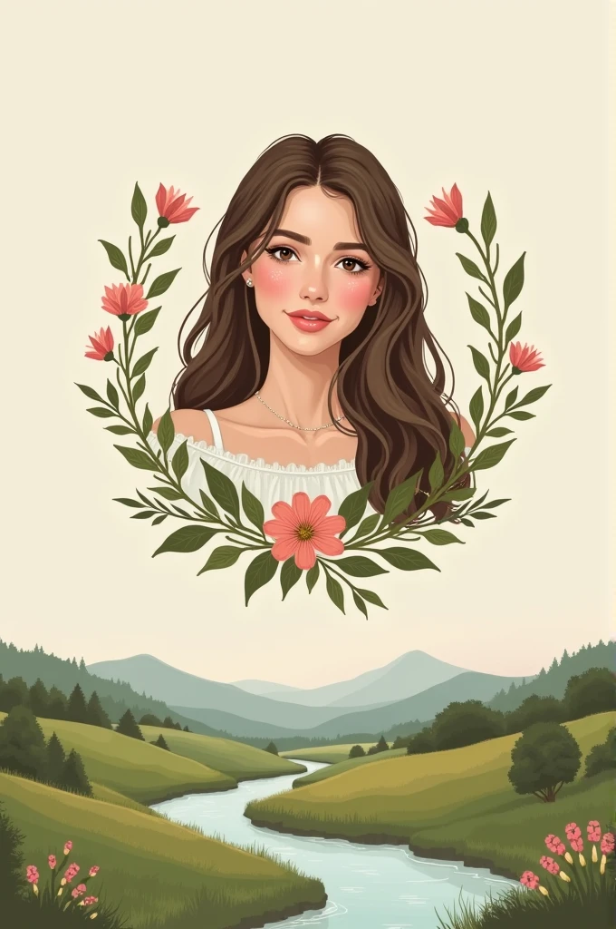 Generate a logo for a rural female influencer&#39;s personal brand 