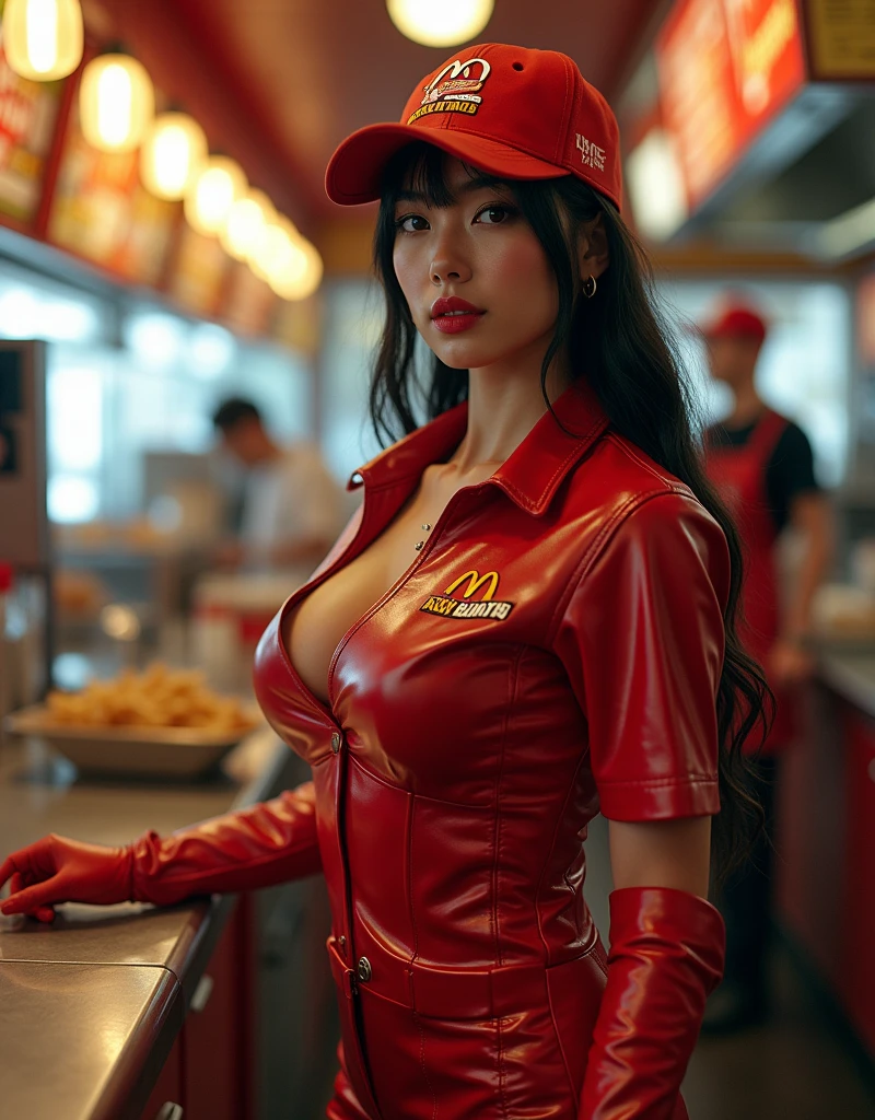 LisaLisa trabalhando no McDonald's