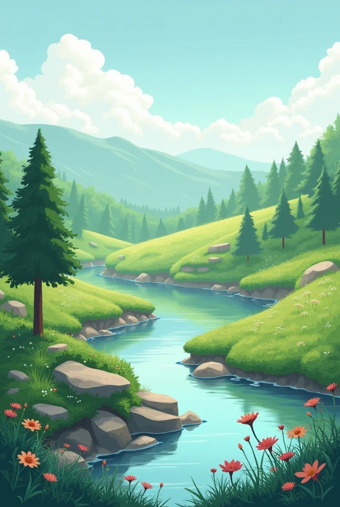 Landscape illustration