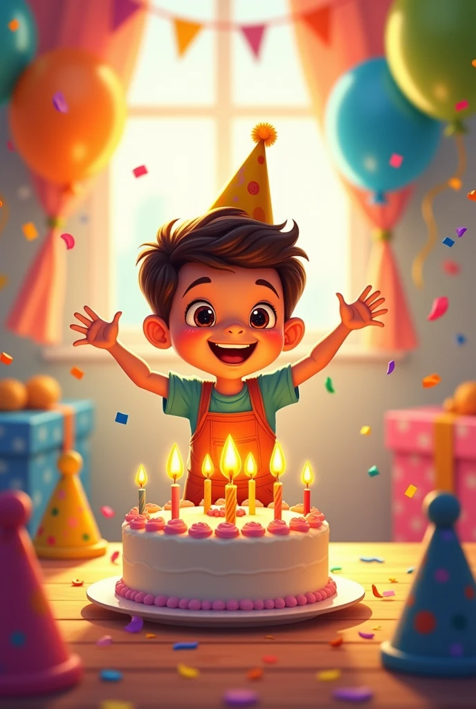 Birthday text for a child (Child boy)