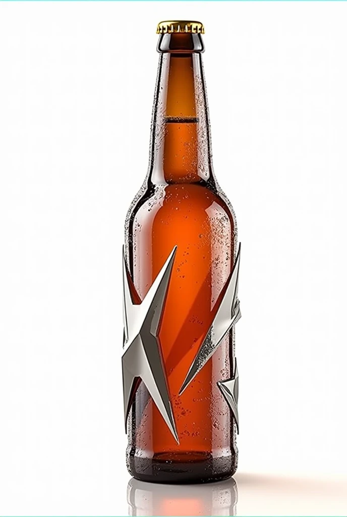 A packaging for beer, futuristic with a minimalist solid color design