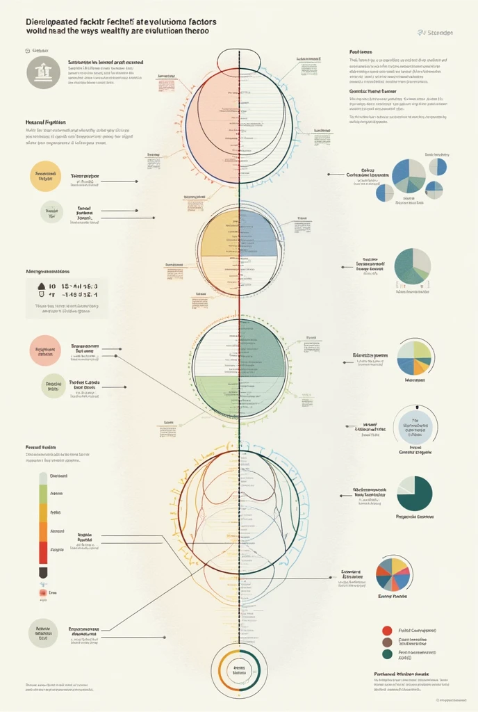 Charts or diagrams summarizing how the different evolutionary factors interact in this theory.