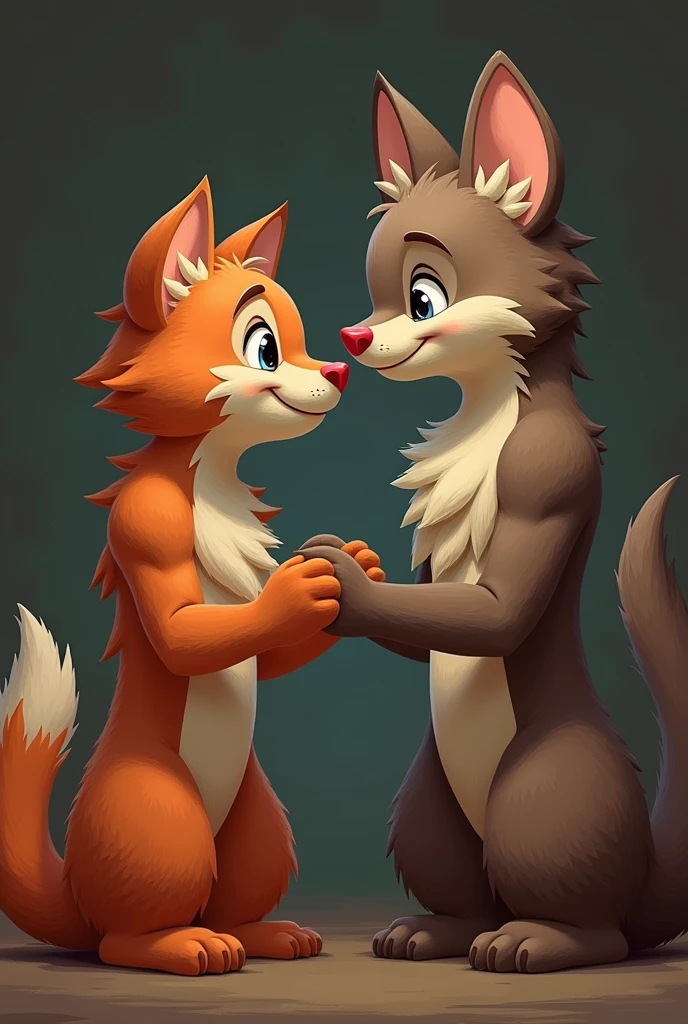 furrys having anal sex. Both male.