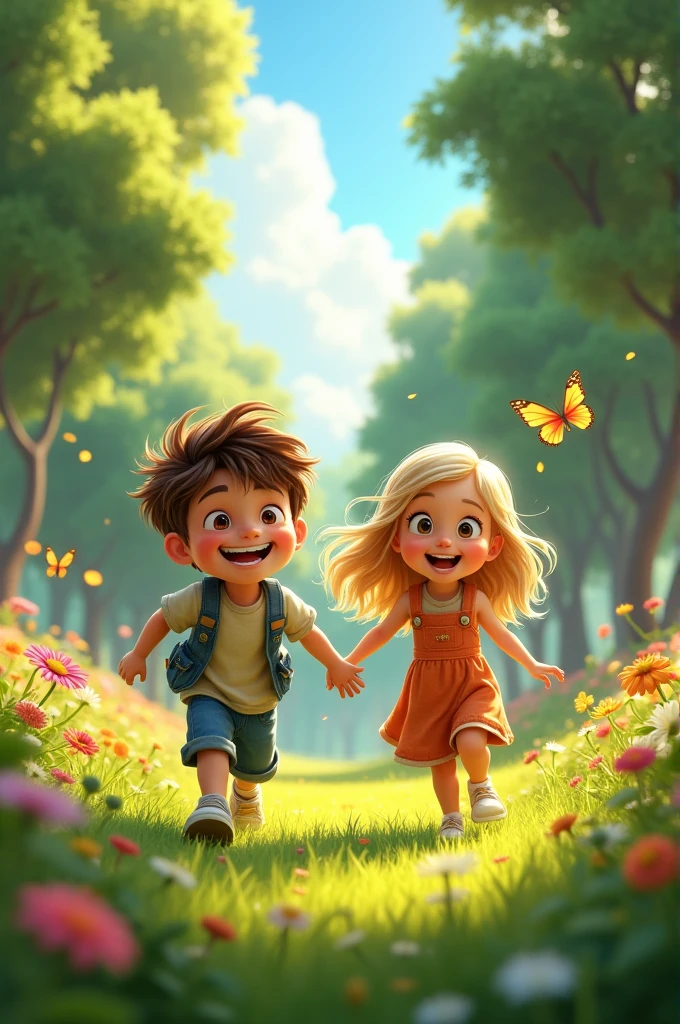 2 kids in the park
