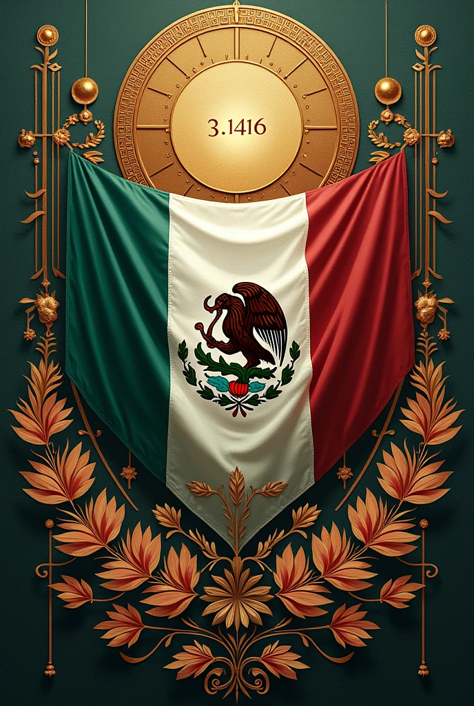 phi symbol of mexico mexican national symbol 3.1416
