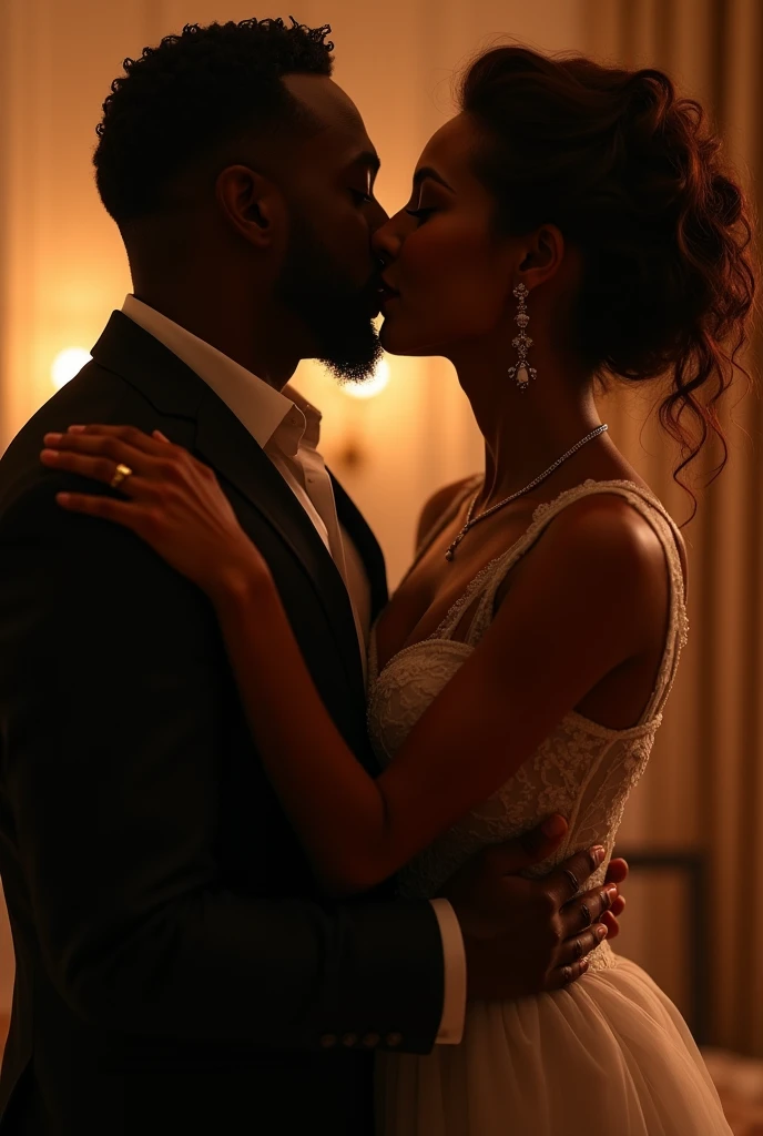 MC Kevin kissing Dr. Deolane