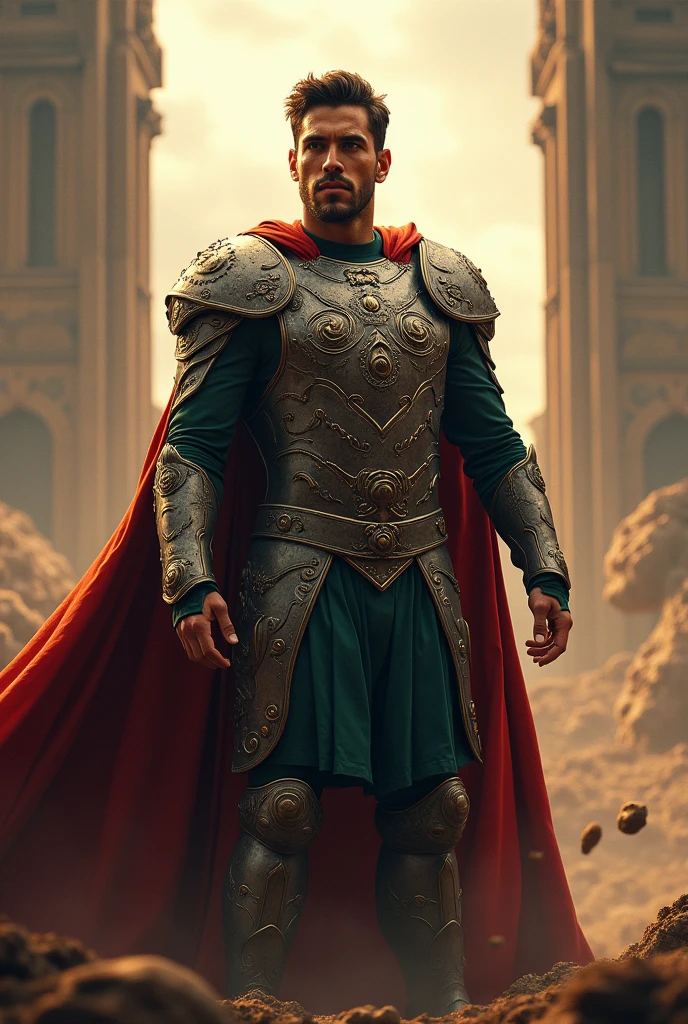Pablo Marçal in hero's clothes
