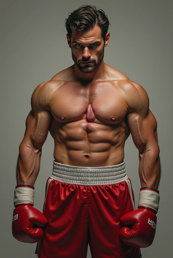 henry cavill en boxer con el pene parado
