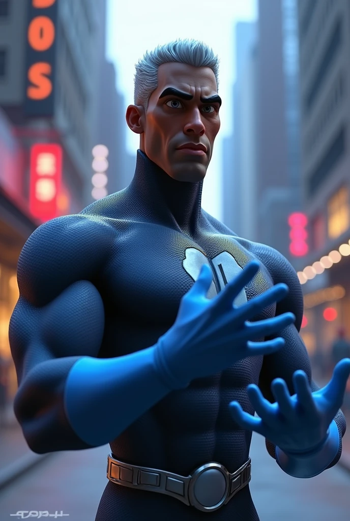 Frozone character as he would look in real life
