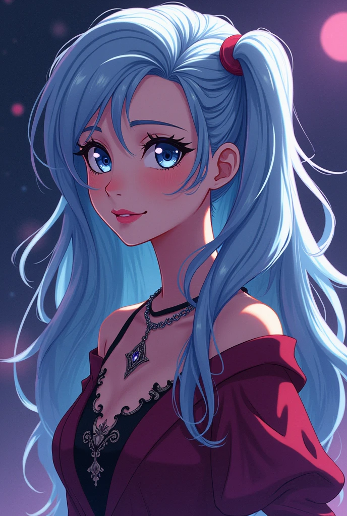 Aria Blaze with pigtails as gallifrey hetalia assexual