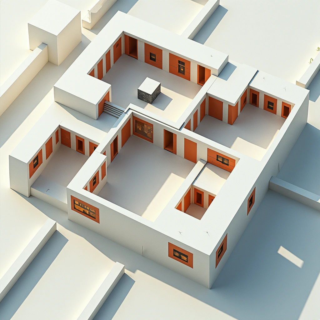 The concept of modular space uses repetitive and standardized geometric units to design and organize cultural spaces, as museums, Theaters, and art centers. 