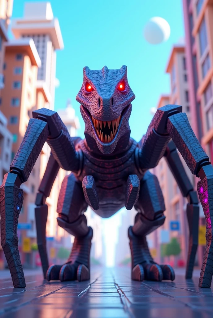 Dinosour spiderman as roblox
