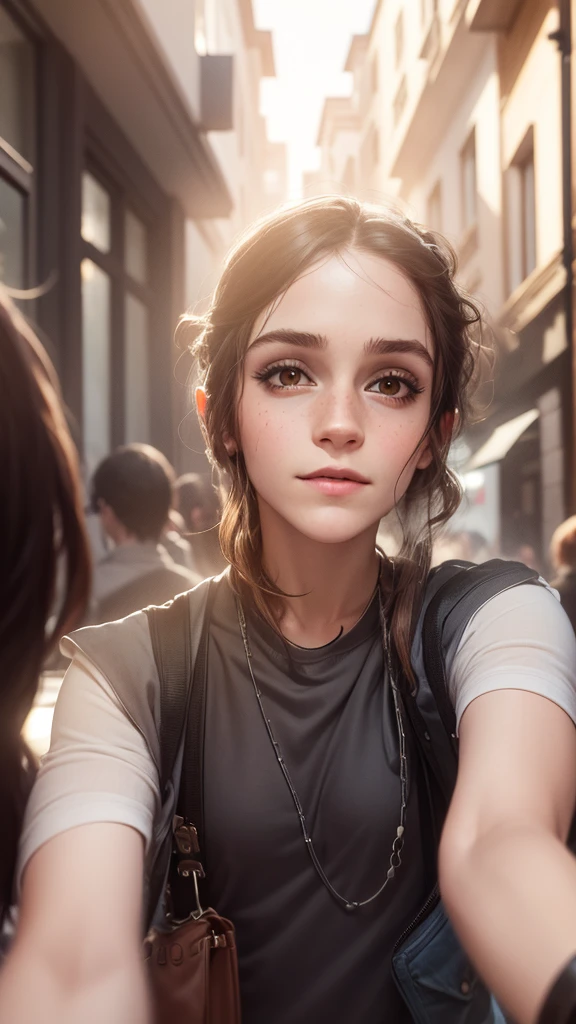 Emma Watson Long Straight hair change background change clothes accurate face