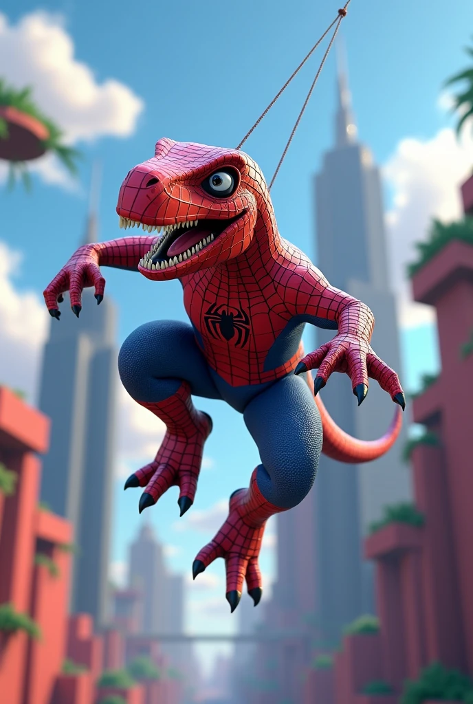 Dinosour as spiderman roblox