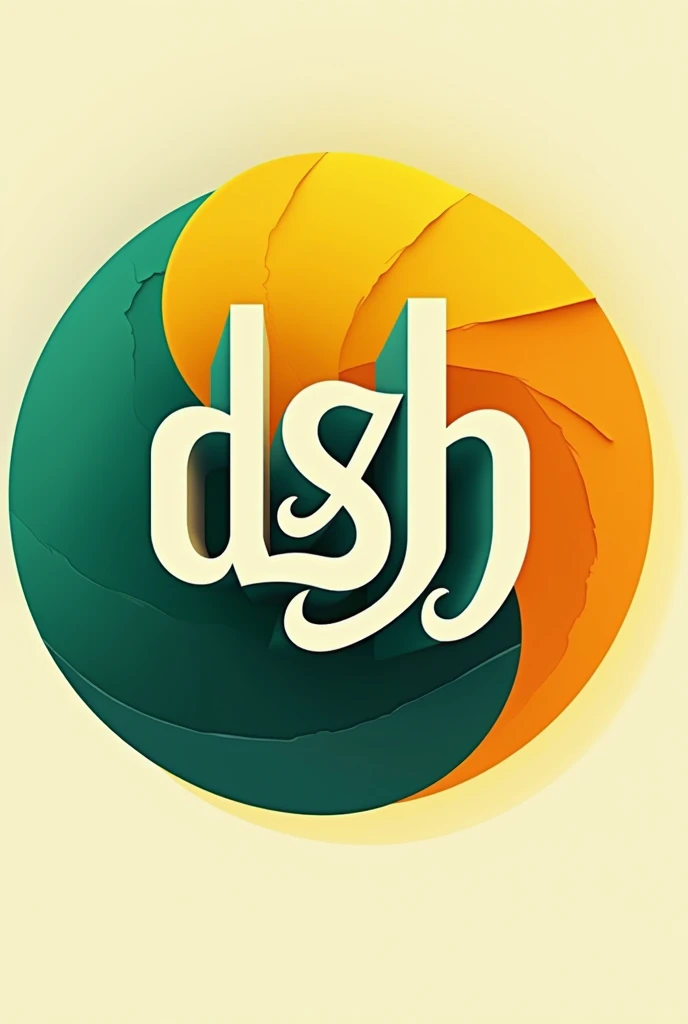 Create a written logo "DSOUSANERY" in green and yellow colors