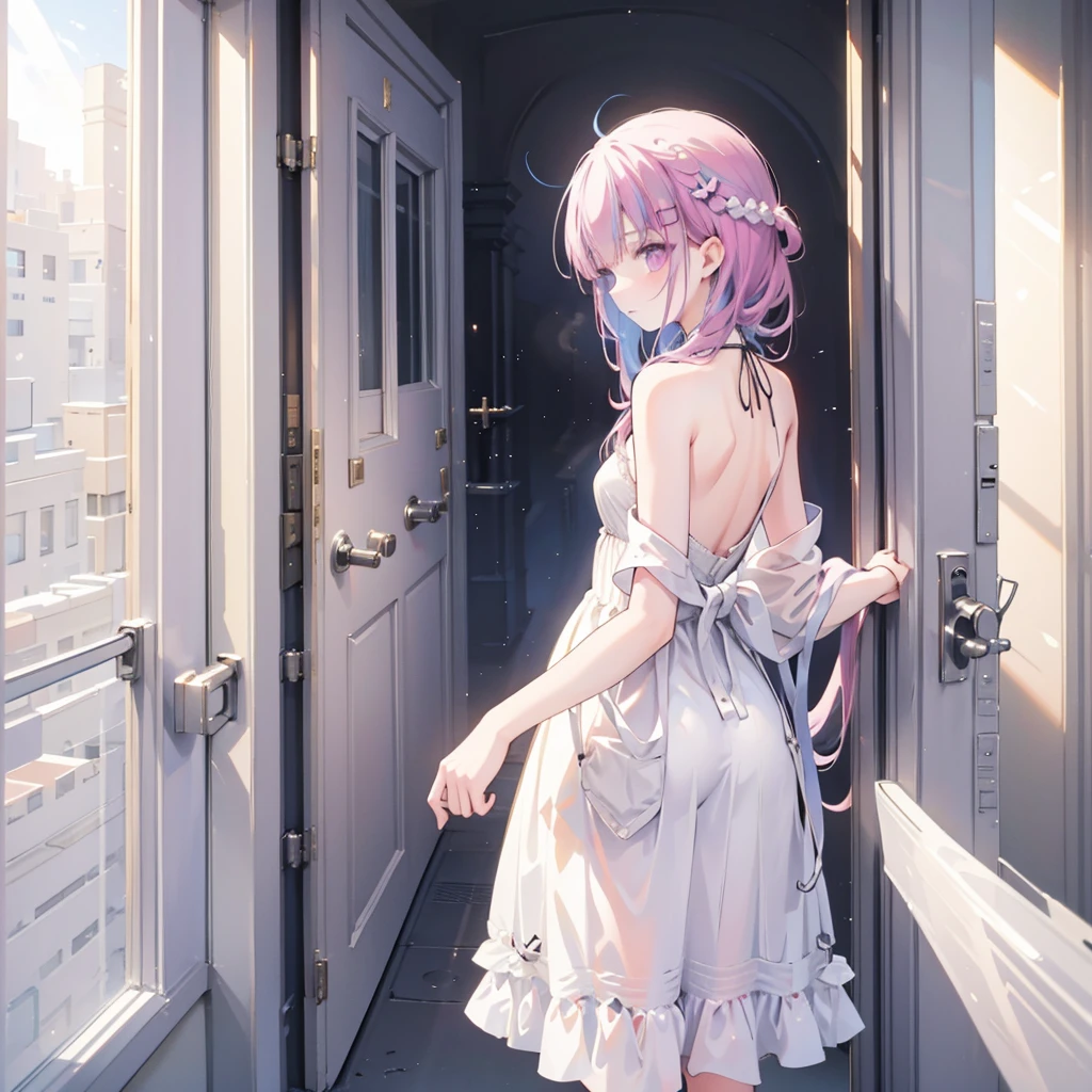 There is a door of light in the darkness，Back，Go to the light gate