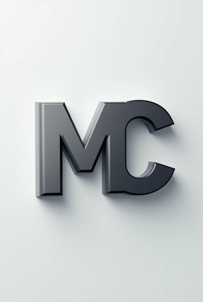 Create a logo with the initials of my name, My name is Marcelo Costa, that is in 3d