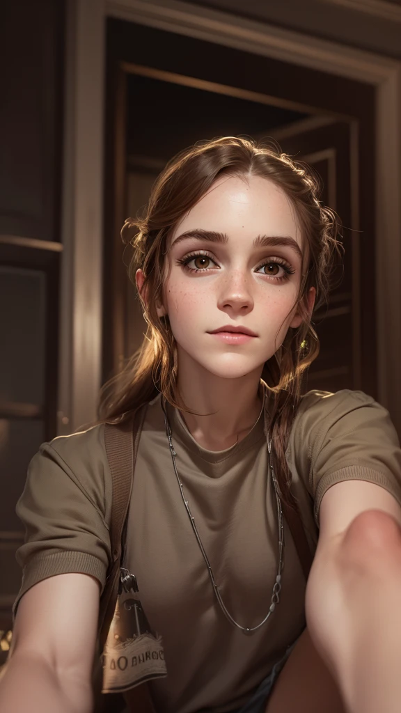 Emma Watson Long hair, change background change clothes accurate face