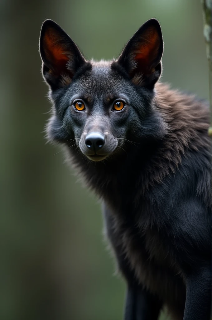 Wolf bat hybrid