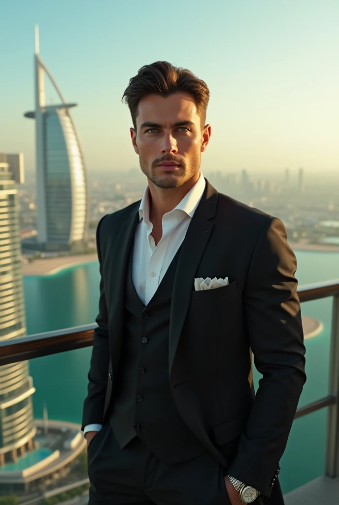 Man, 24 years, spanish, green eyes, billionaire in Dubai