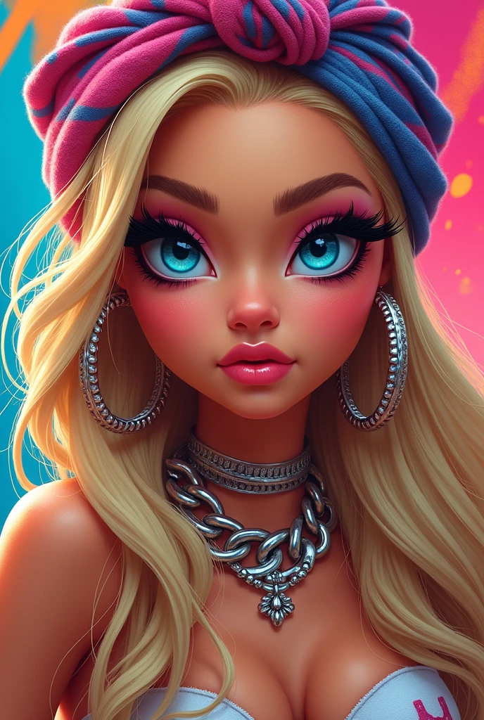 To the actress Aracely Ordaz, better known as gomita like a bratz doll
