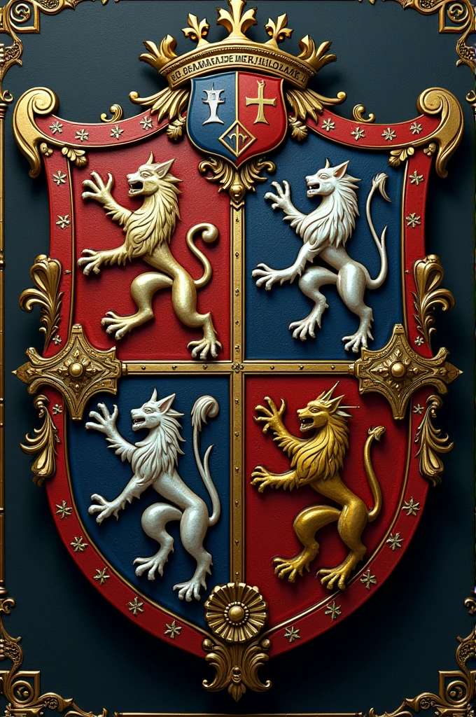Crée un blason pour la dynastie Dearwald. C’est une puissante famille de sorciers composés d’intellectuels nés au Royaume-Uni. Ils sont à la fois admirés et craint. Ils possèdent également le titre de comte du Norfolk.